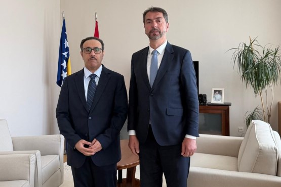 Zamjenik predsjedavajućeg Predstavničkog doma PSBiH Marinko Čavara primio novoimenovanog ambasadora Kraljevine Saudijske Arabije u BiH